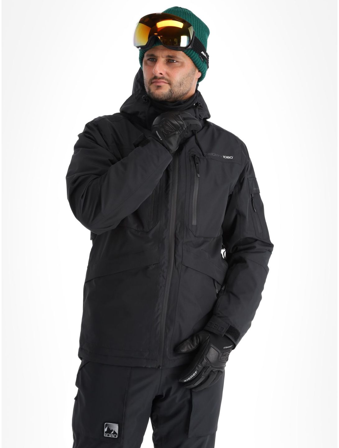 1080, Ash-T ski-jas heren Black zwart 