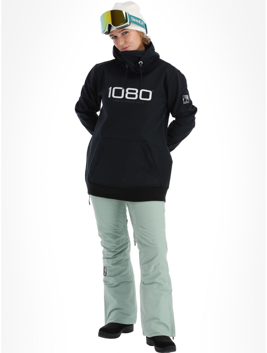 1080, Belle-T winter anorak dames Black zwart 