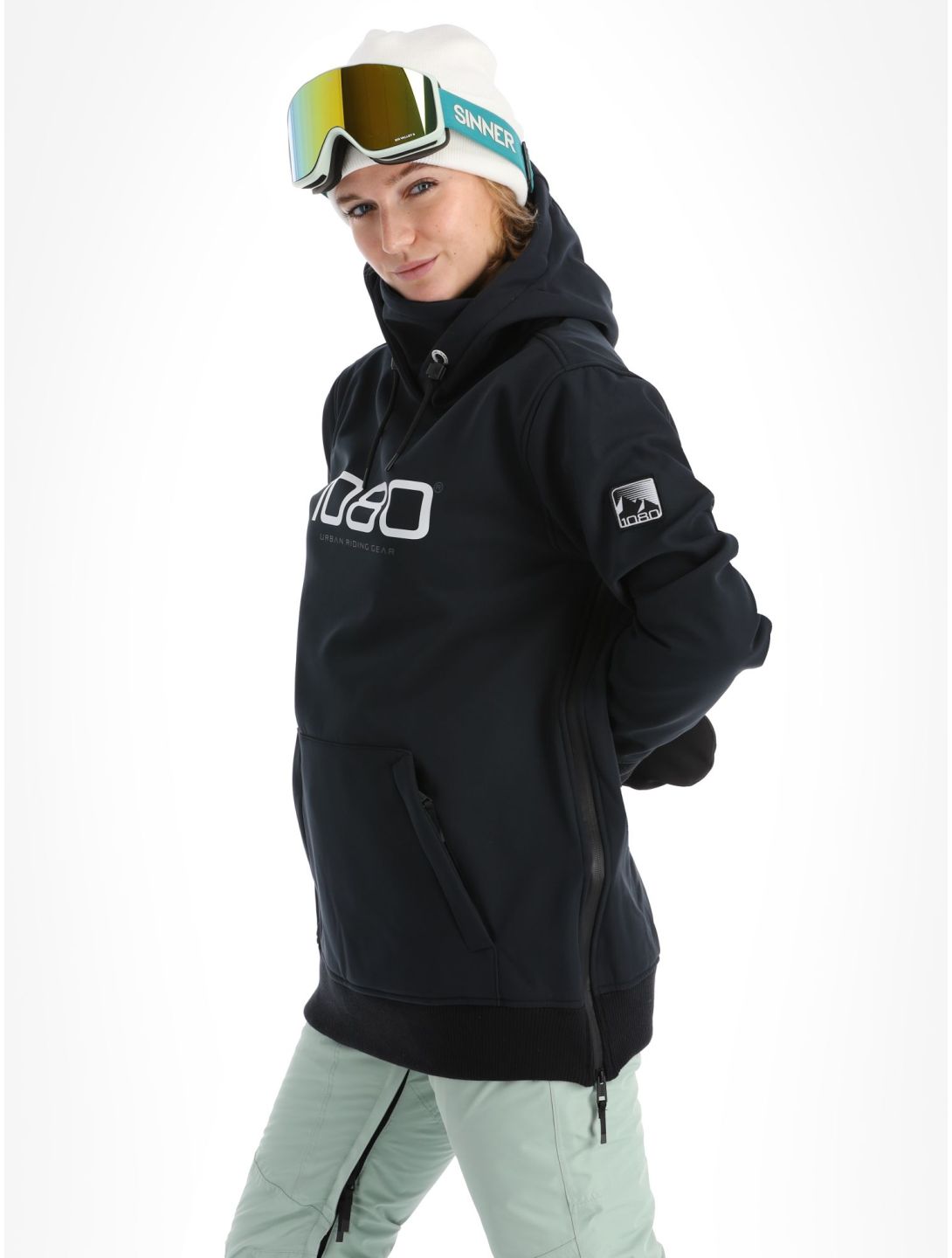 1080, Belle-T winter anorak dames Black zwart 