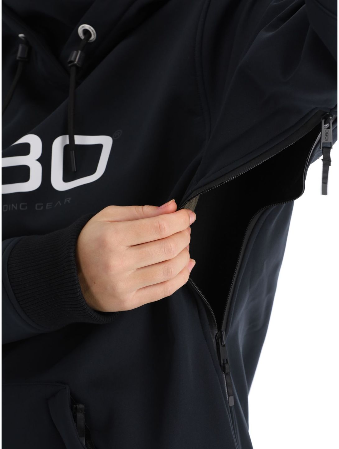 1080, Belle-T winter anorak dames Black zwart 