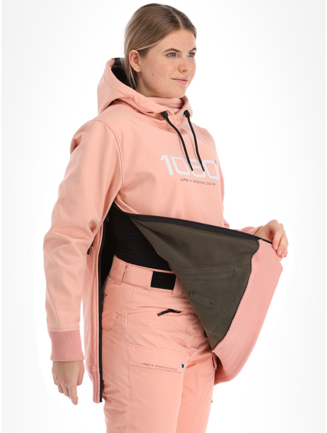 1080, Belle-T winter anorak dames Rose roze 