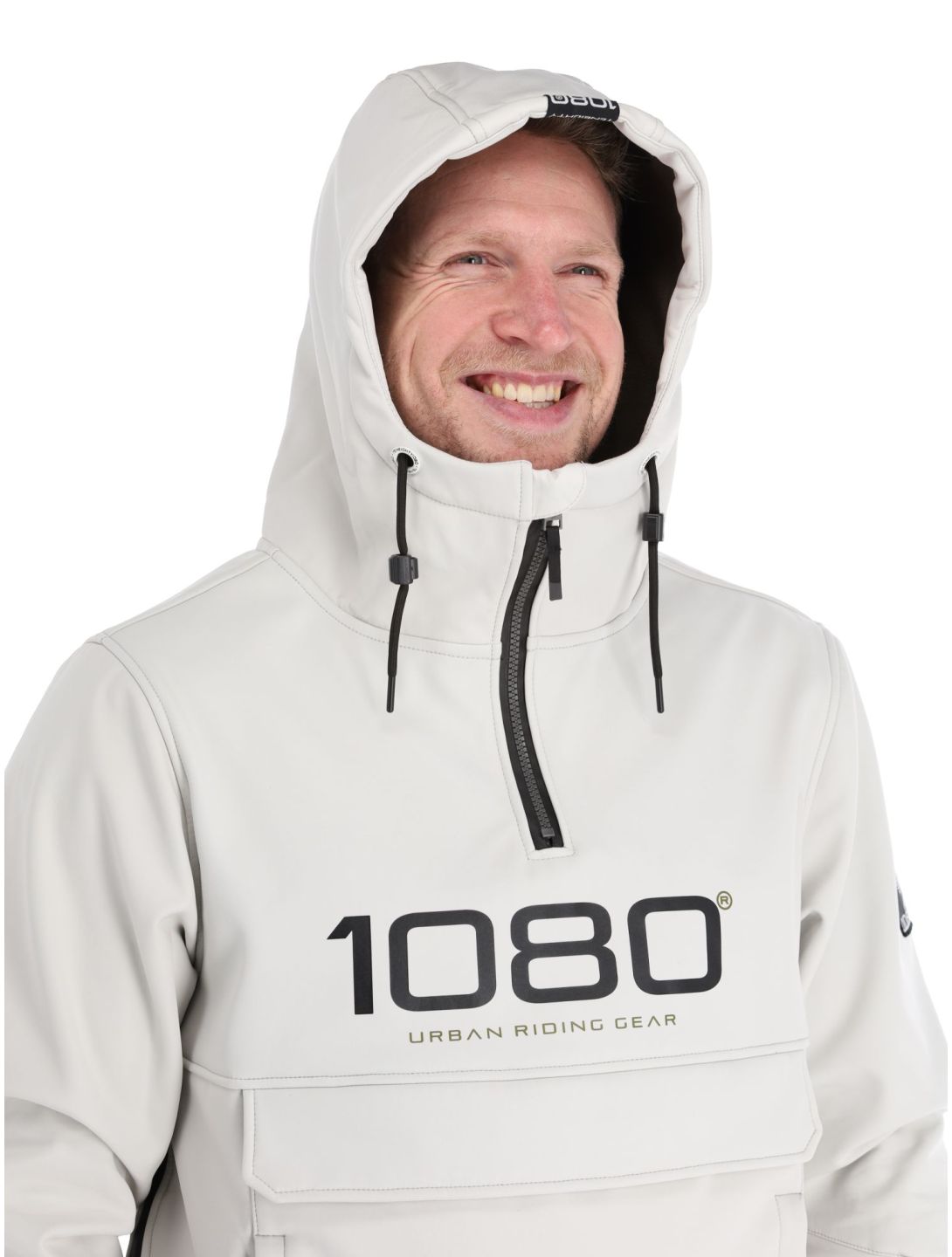 1080, Parker-T winter anorak heren Light Grey grijs 