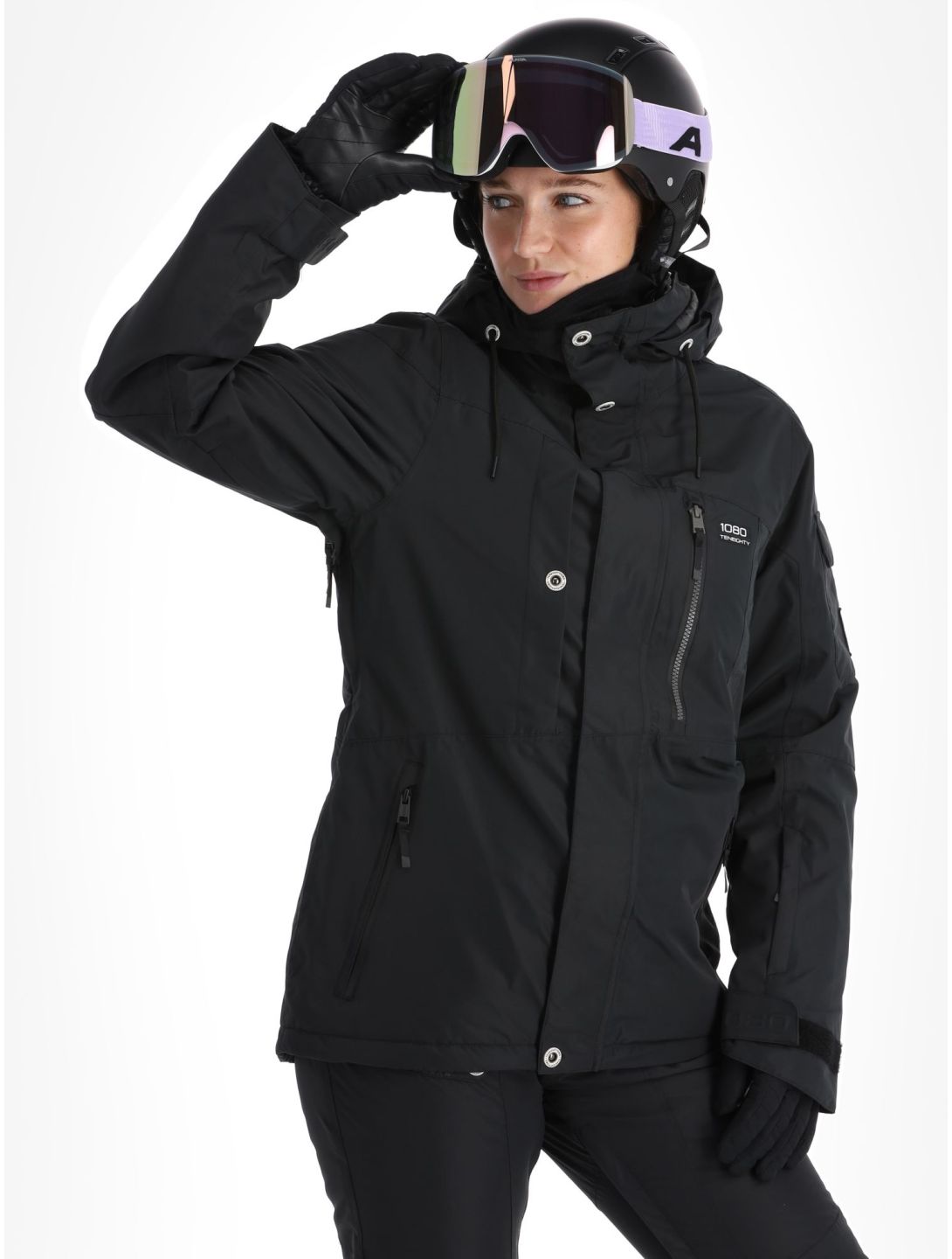 1080, Sharon-T ski-jas dames Black zwart 