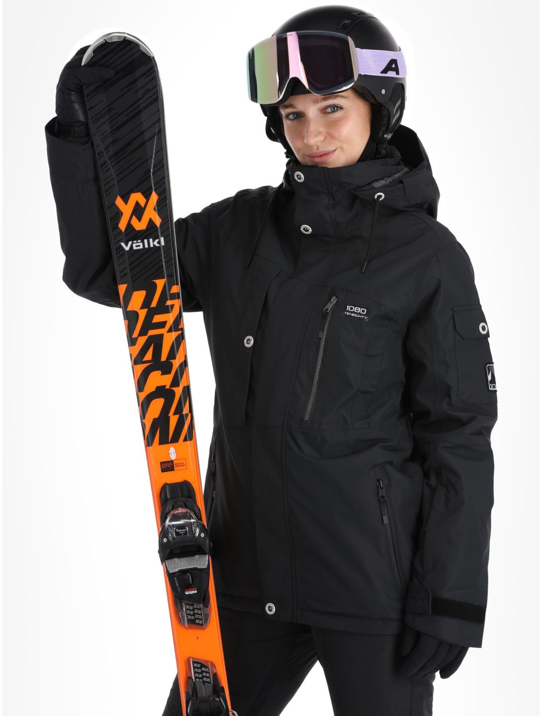 1080, Sharon-T ski-jas dames Black zwart 