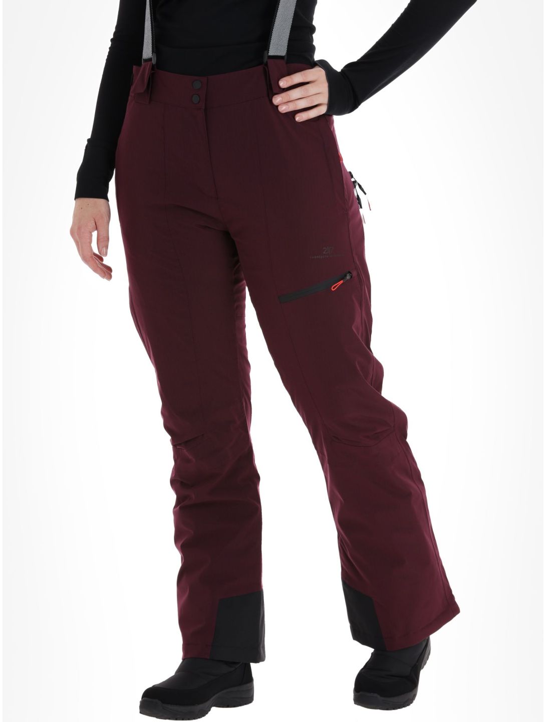 2117 of Sweden, Ebbared Pant skibroek dames DK Plum bordeaux 