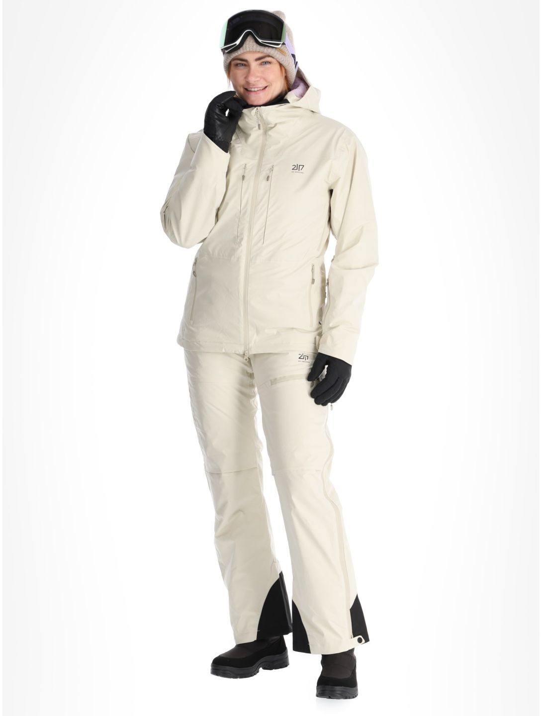 2117 of Sweden, Nausta ski-jas dames Beige beige 