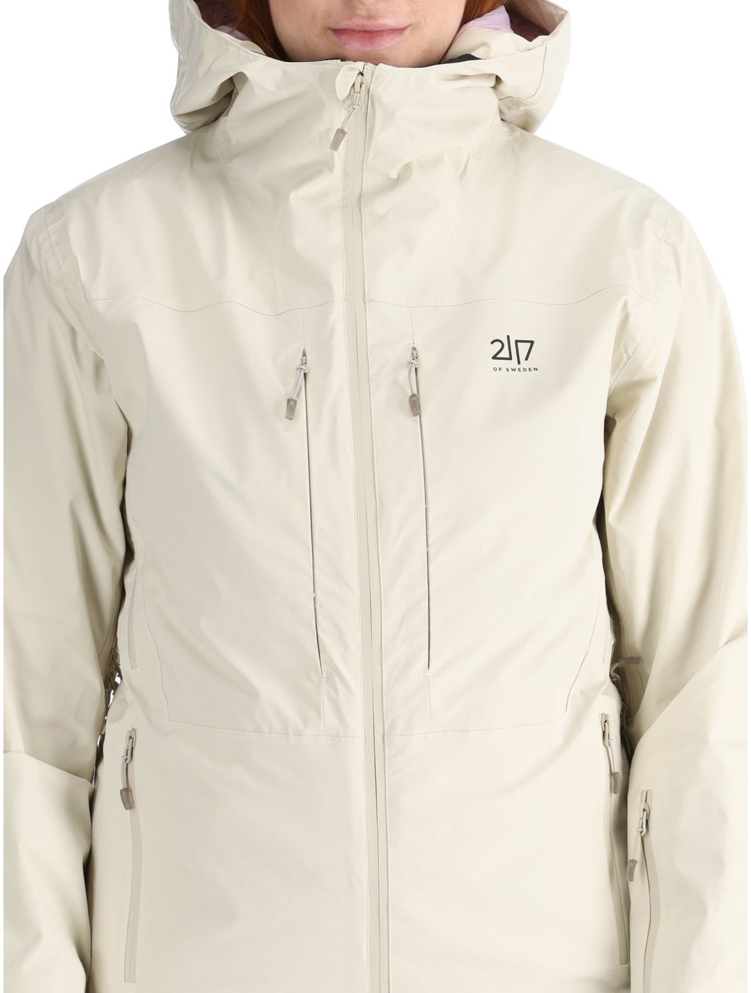 2117 of Sweden, Nausta ski-jas dames Beige beige 