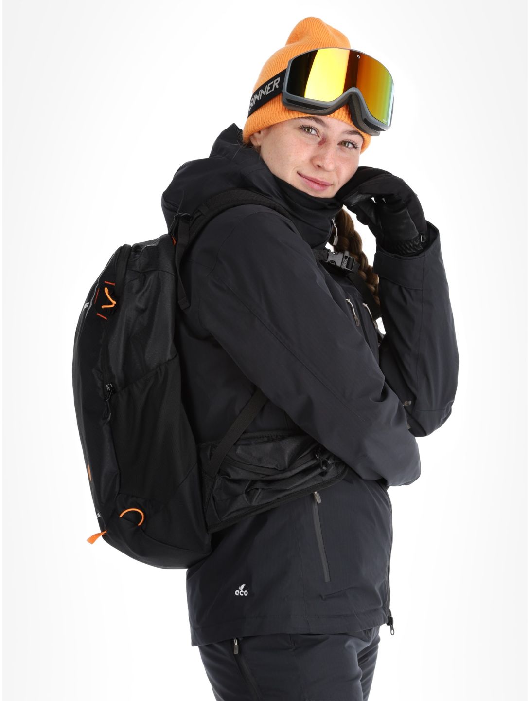 2117 of Sweden, Nausta ski-jas dames Black zwart 