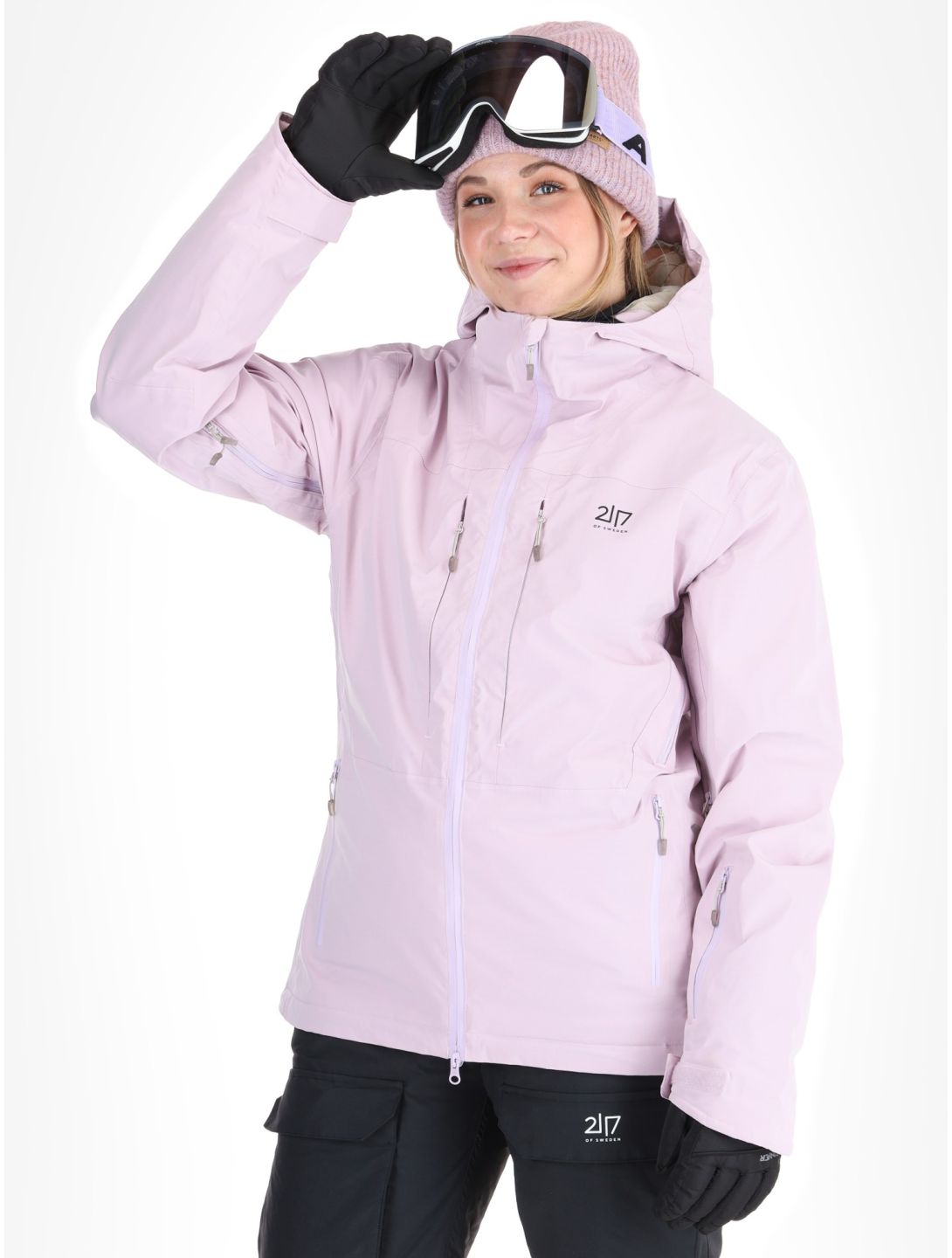 2117 of Sweden, Nausta ski-jas dames Lavender paars 