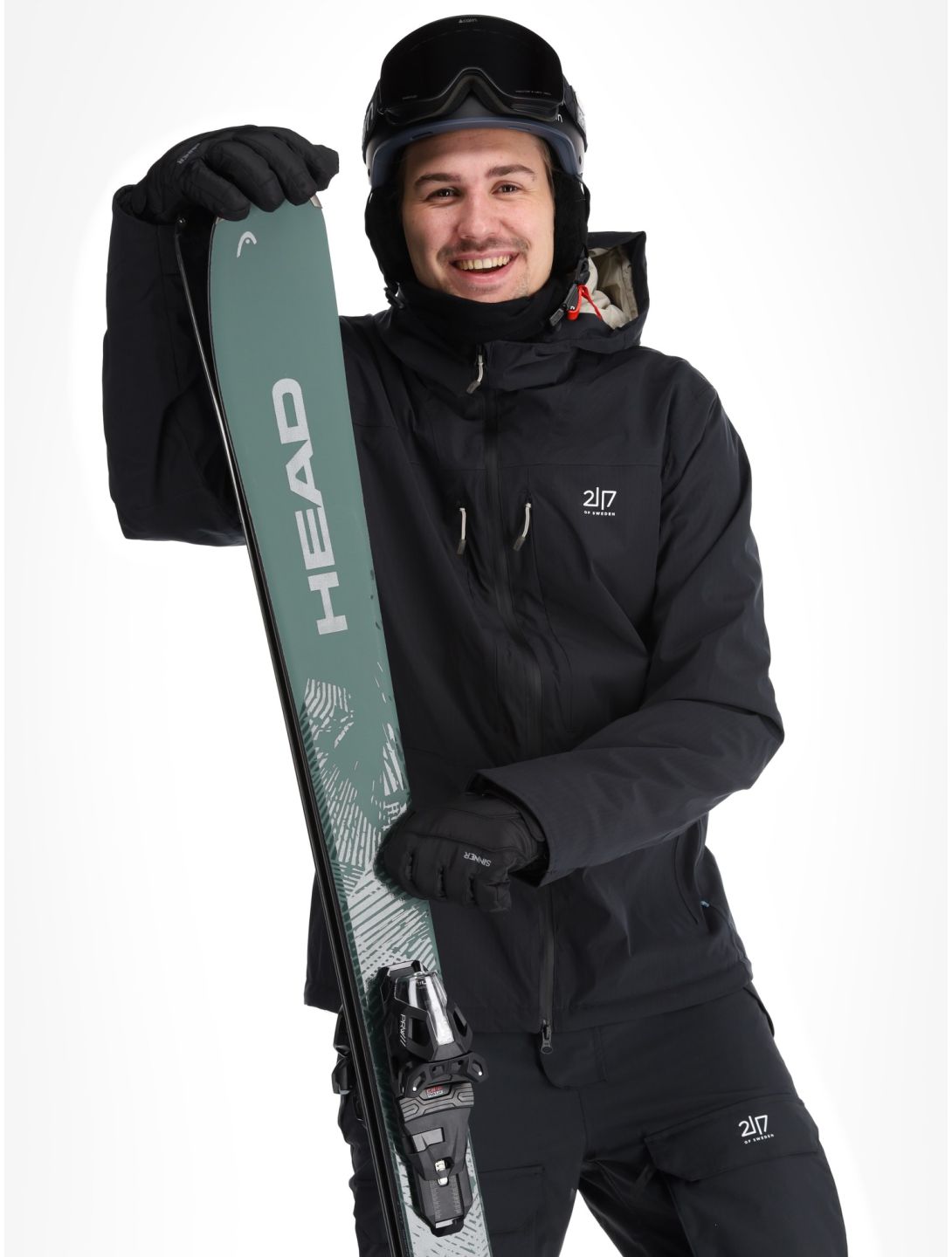 2117 of Sweden, Nausta ski-jas heren Black zwart 