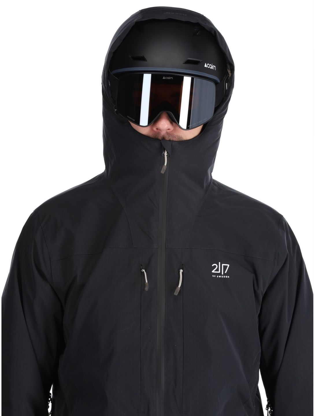 2117 of Sweden, Nausta ski-jas heren Black zwart 