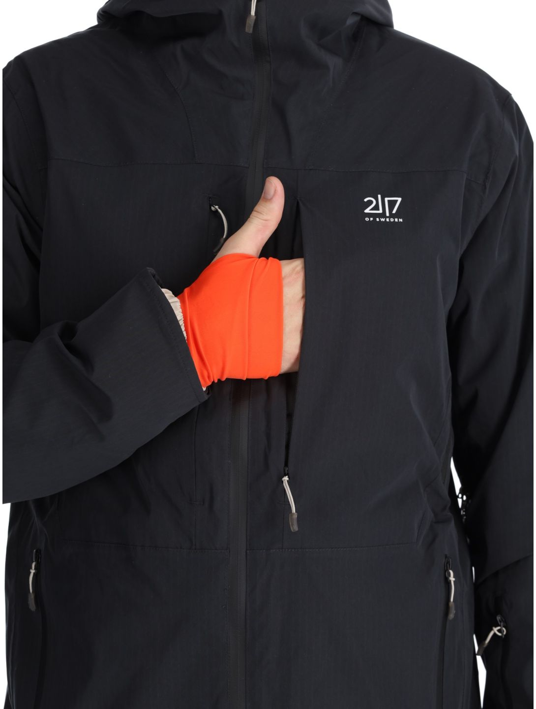 2117 of Sweden, Nausta ski-jas heren Black zwart 