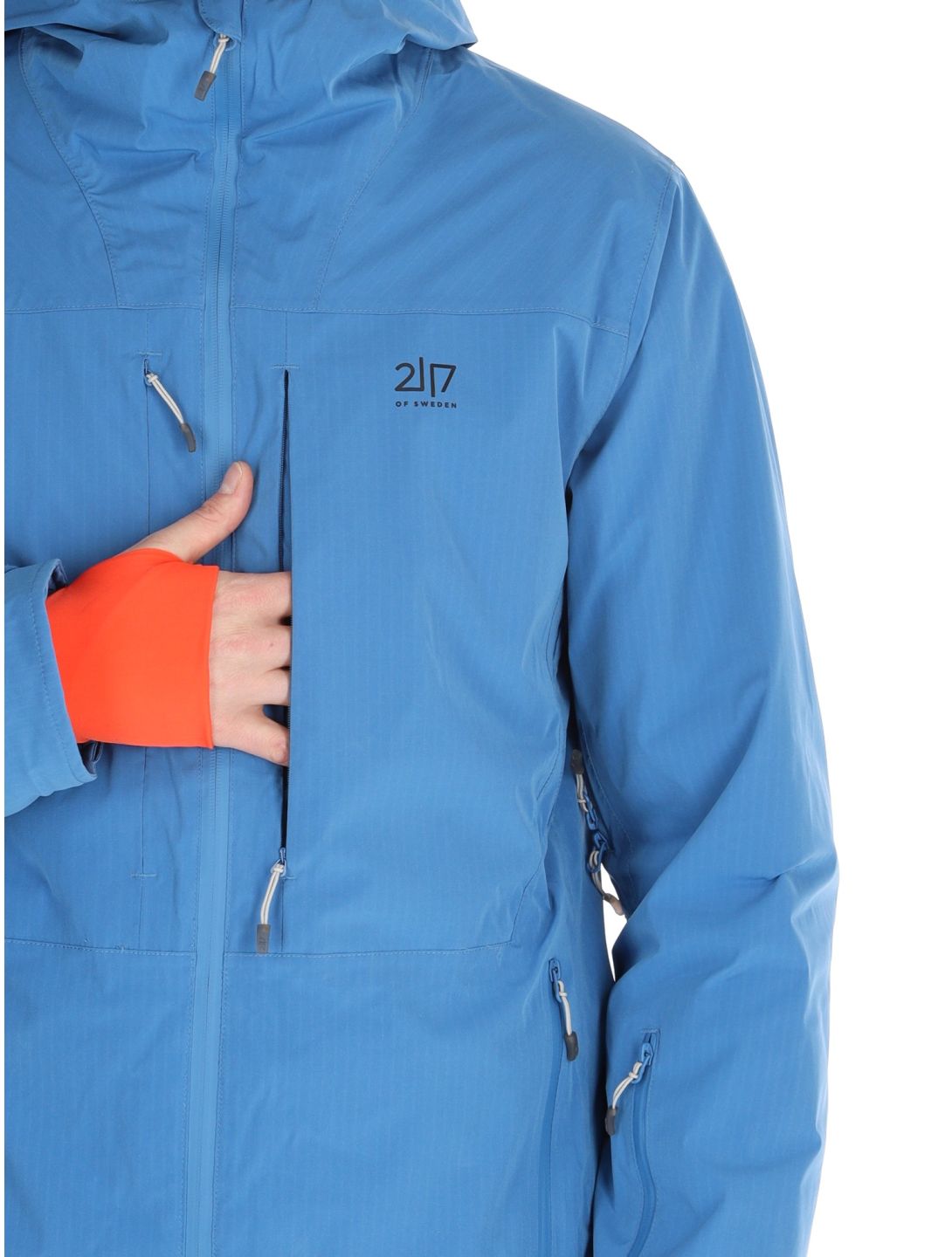 2117 of Sweden, Nausta ski-jas heren Blue blauw 