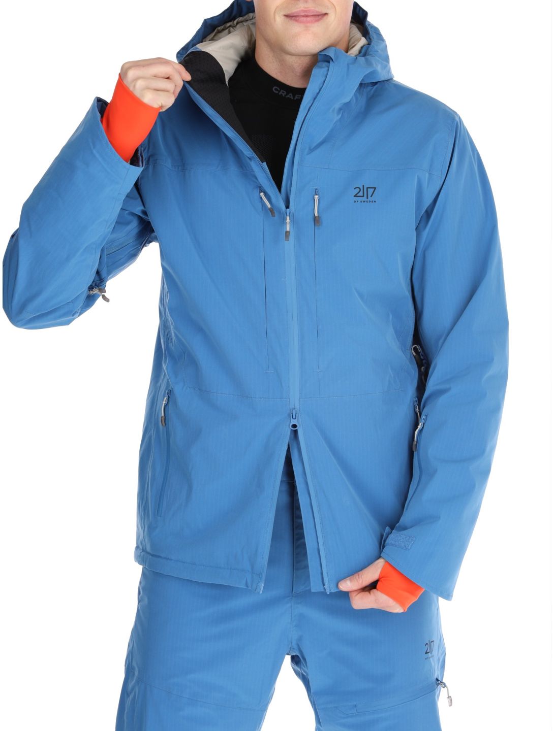 2117 of Sweden, Nausta ski-jas heren Blue blauw 