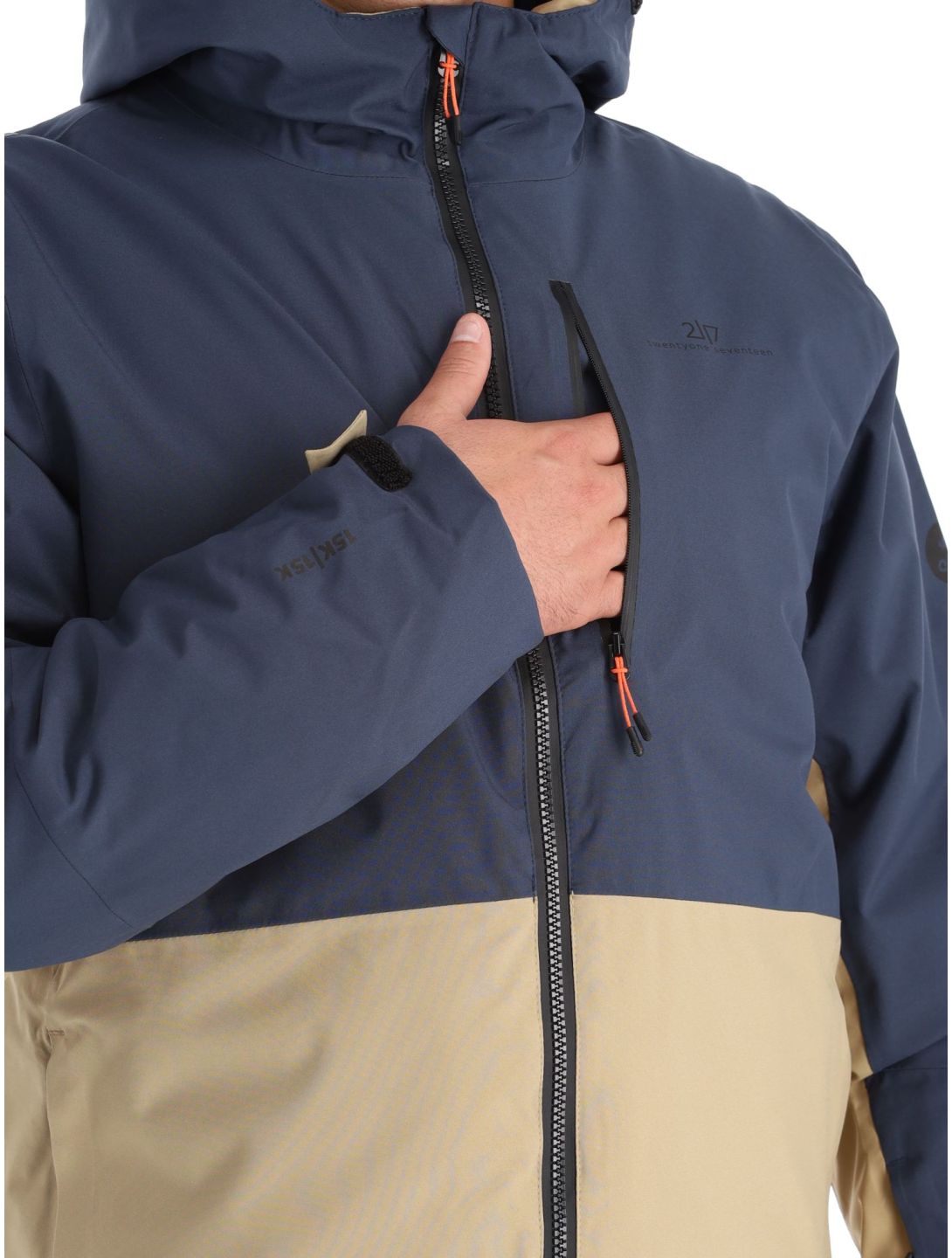 2117 of Sweden, Sala Jacket ski-jas heren Navy beige, blauw 