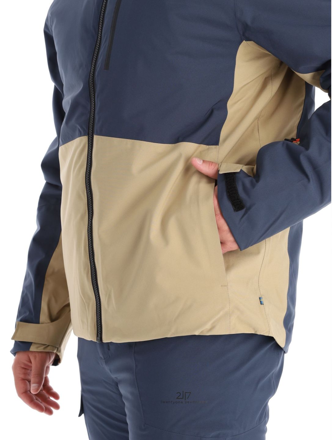 2117 of Sweden, Sala Jacket ski-jas heren Navy beige, blauw 