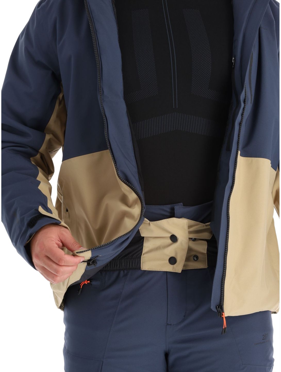 2117 of Sweden, Sala Jacket ski-jas heren Navy beige, blauw 