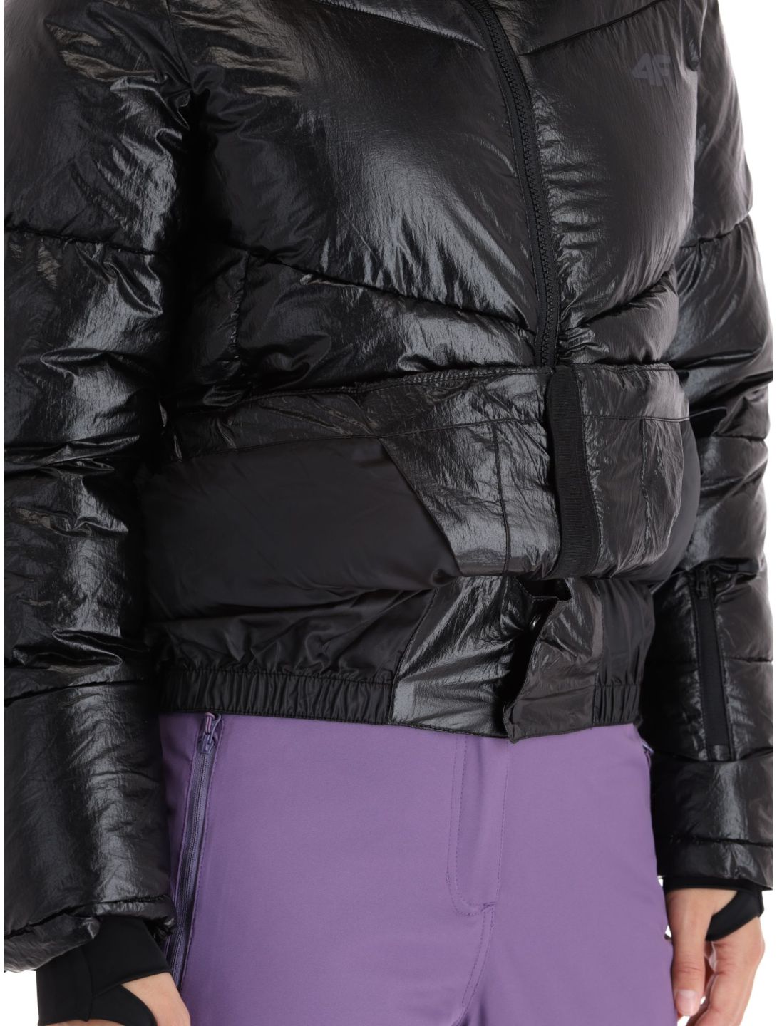 4F, Down Jacket  F277 donsjas dames Black zwart 