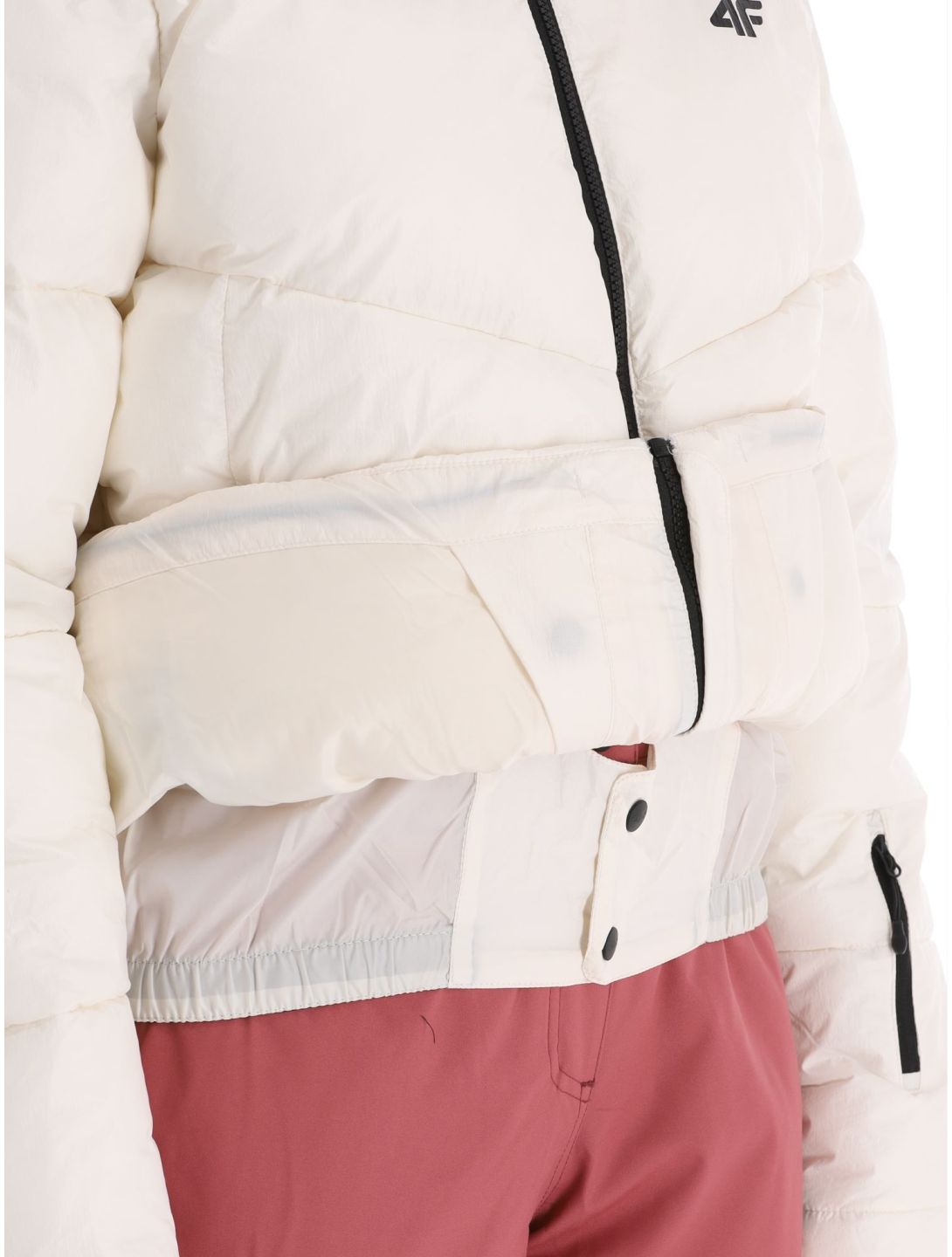 4F, Down Jacket  F277 donsjas dames Off White wit 