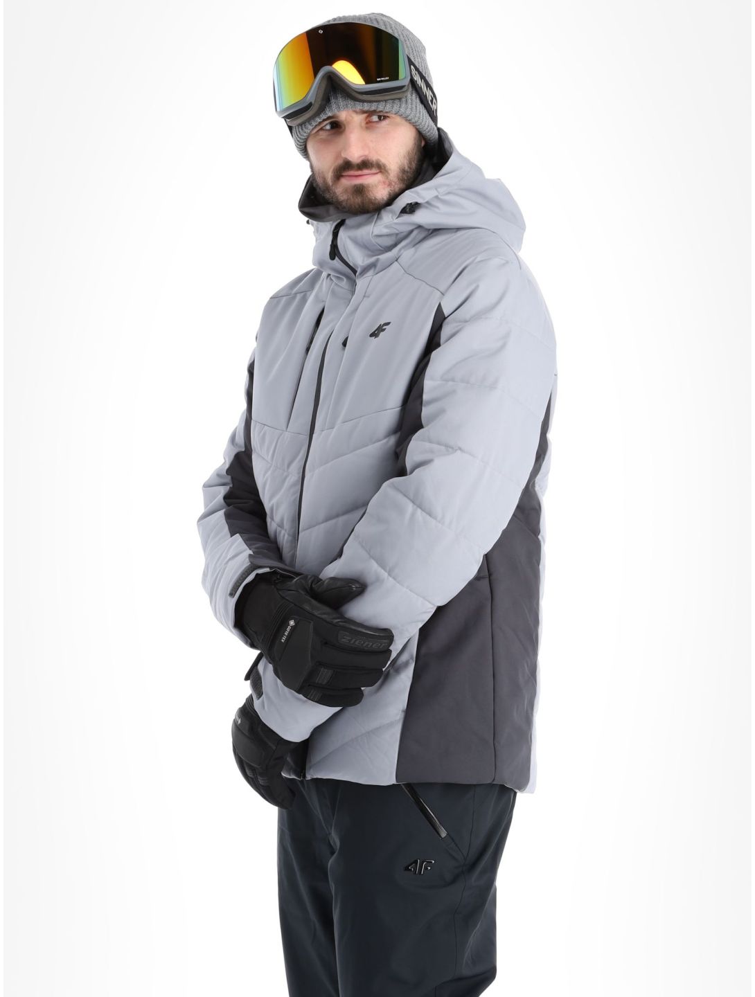 4F, Down Jacket  M278 donsjas heren Grey grijs 