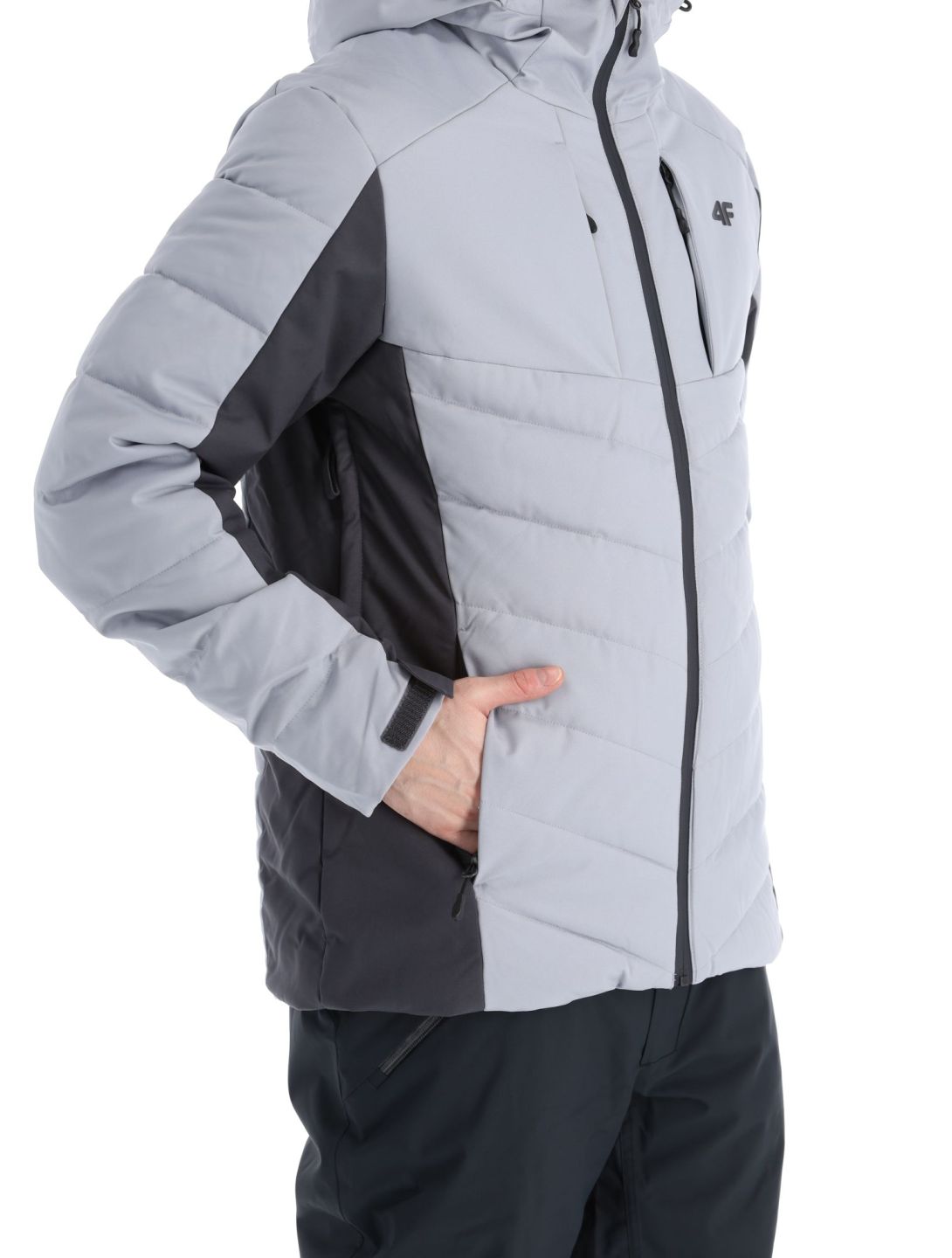 4F, Down Jacket  M278 donsjas heren Grey grijs 