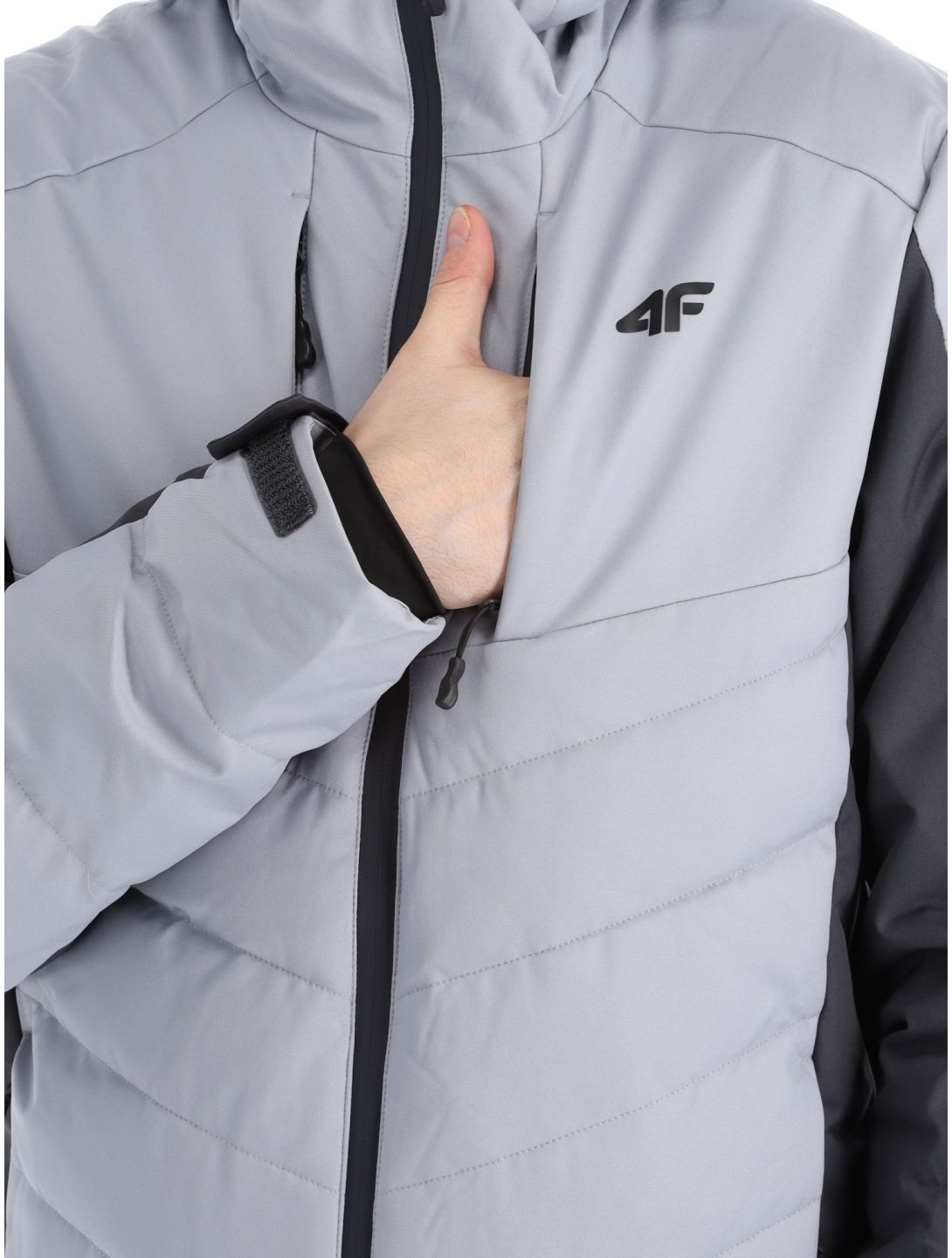 4F, Down Jacket  M278 donsjas heren Grey grijs 