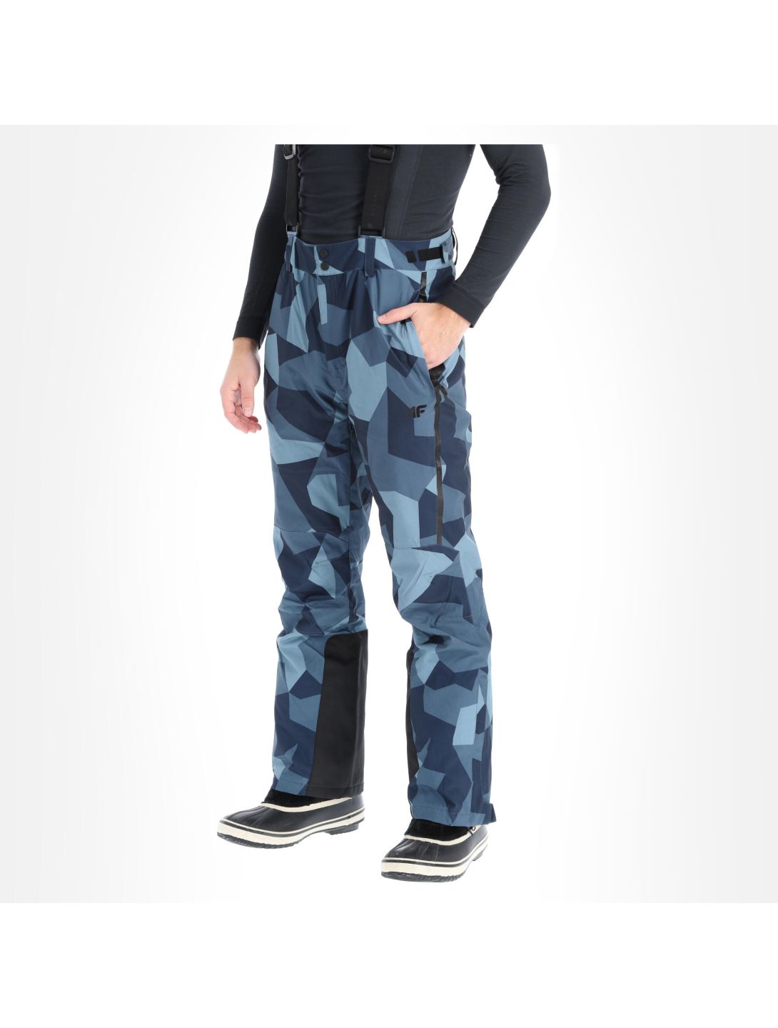 4F, H4Z20-SPMN004 skibroek heren camouflage Blauw