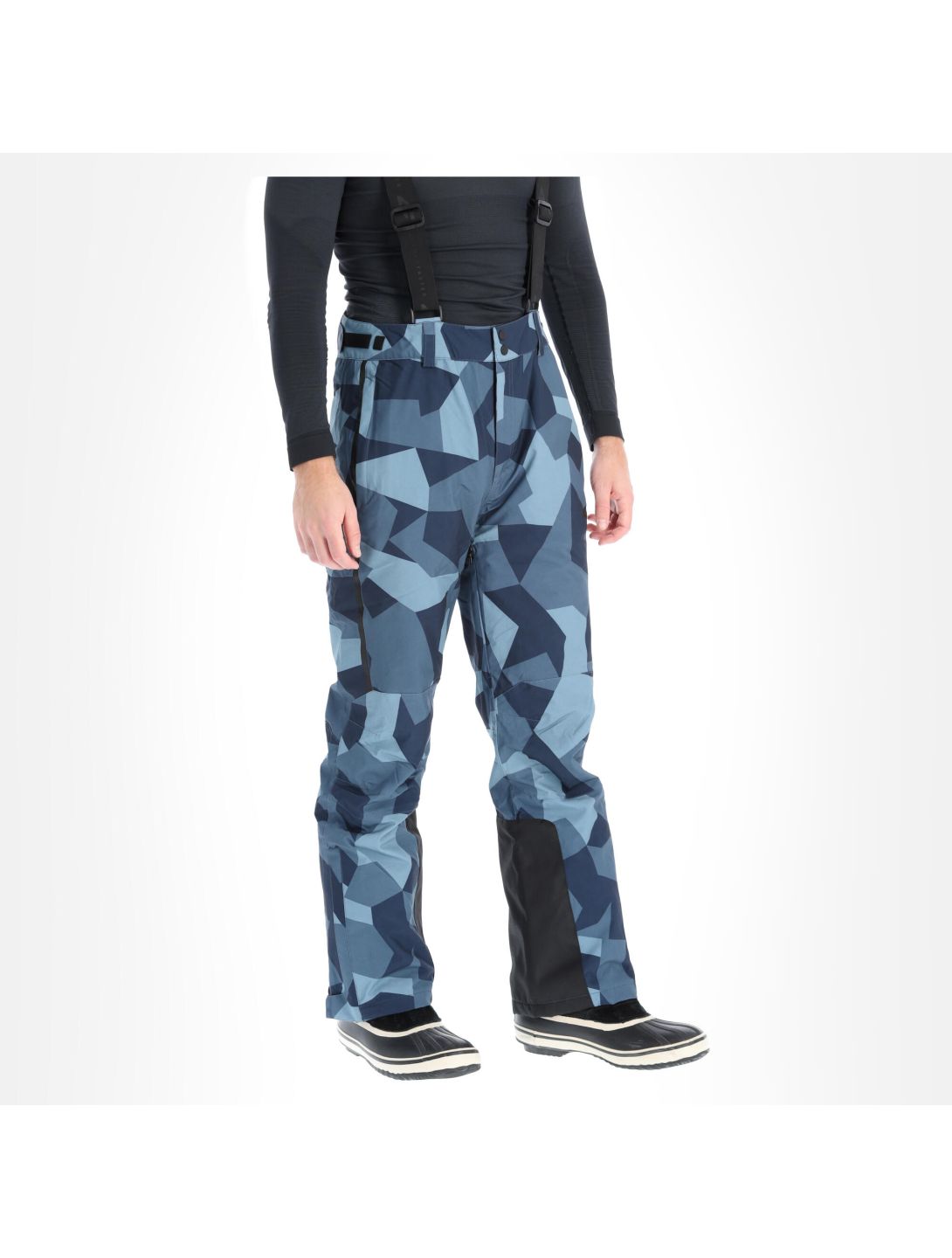 4F, H4Z20-SPMN004 skibroek heren camouflage Blauw