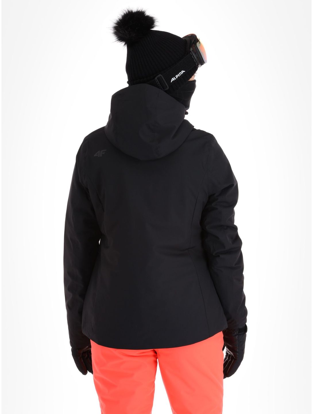 4F, Jacket  F120 ski-jas dames Black zwart 