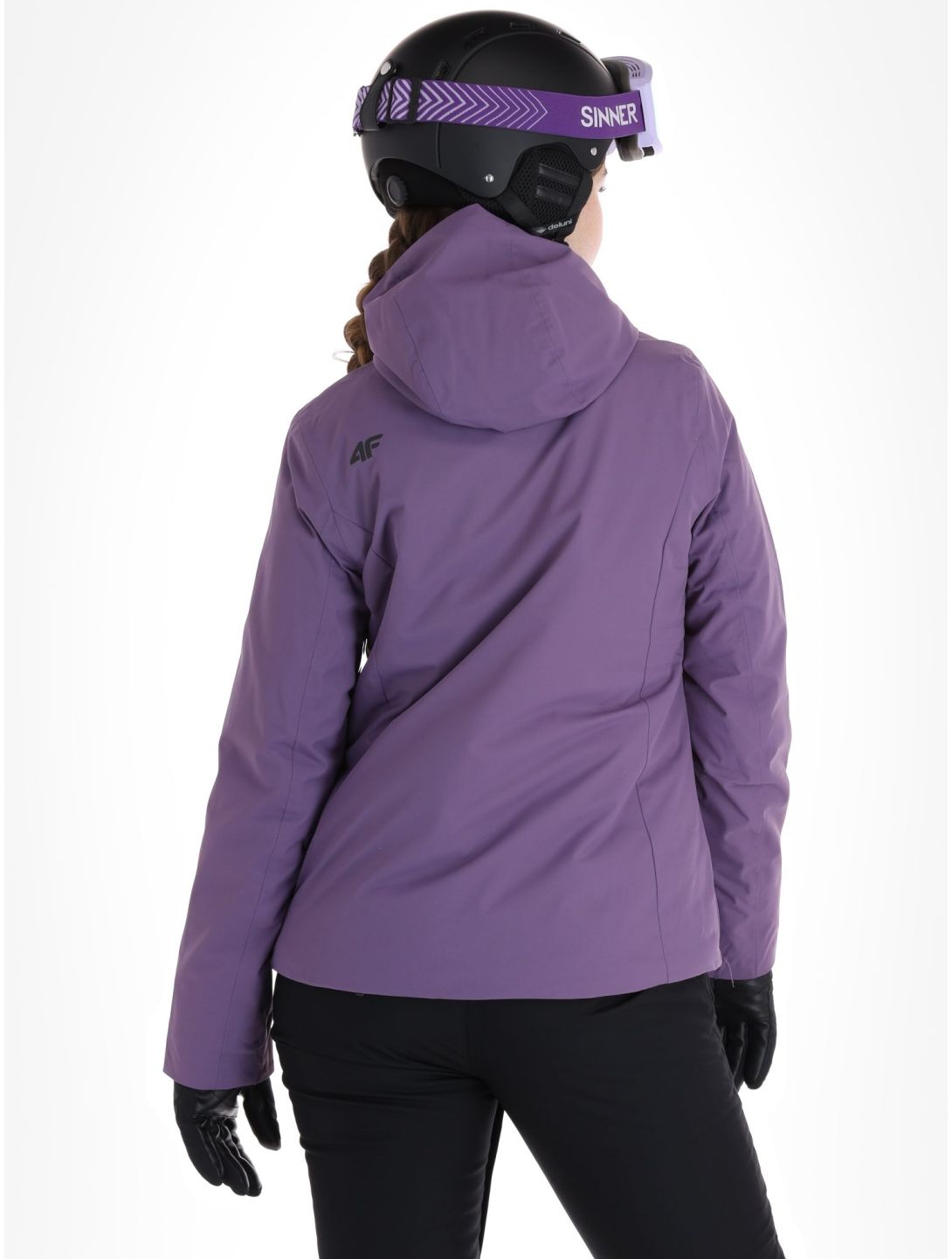 4F, Jacket  F120 ski-jas dames Dark Violet paars 