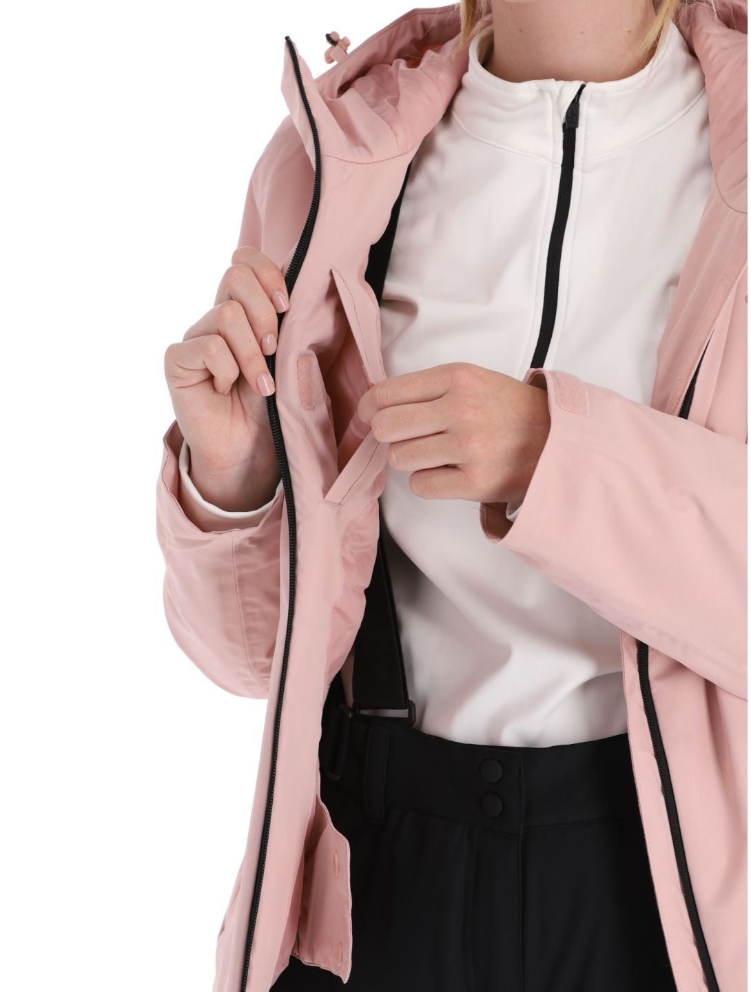 4F, Jacket  F120 ski-jas dames Light Pink roze 