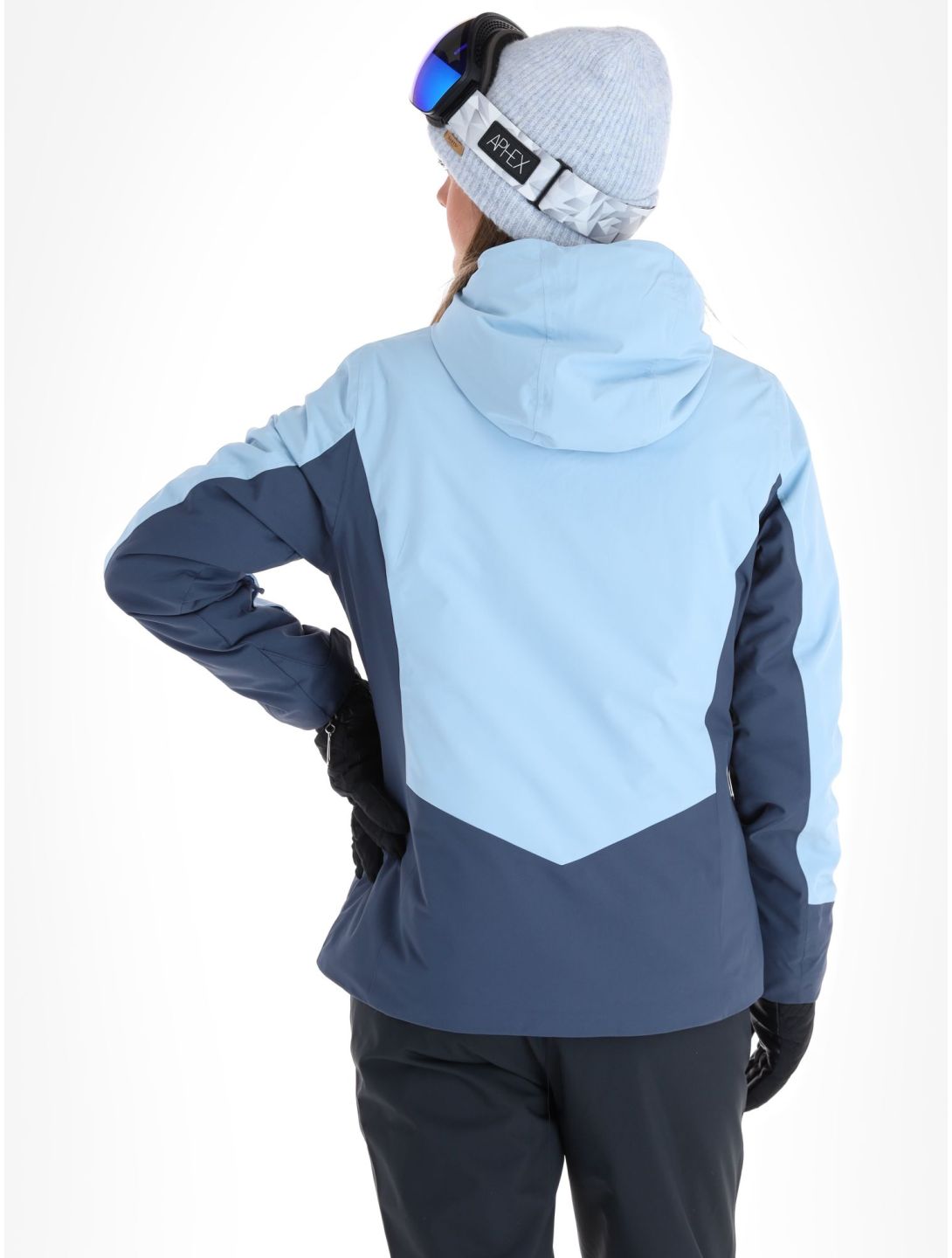 4F, Jacket  F121 ski-jas dames Light Blue blauw 