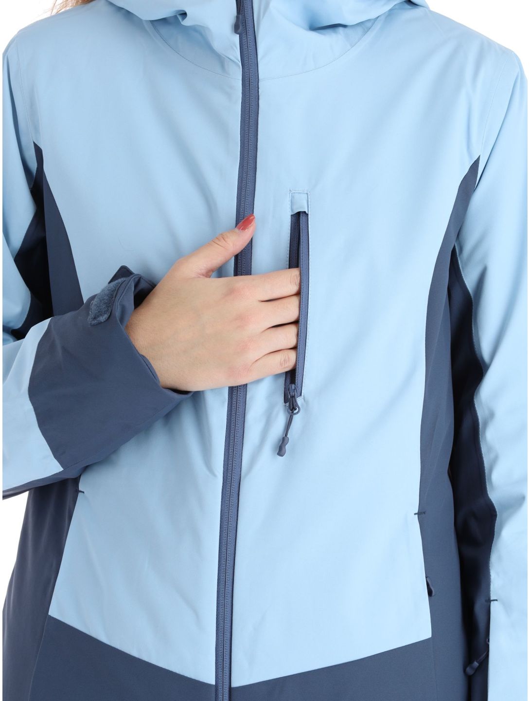 4F, Jacket  F121 ski-jas dames Light Blue blauw 