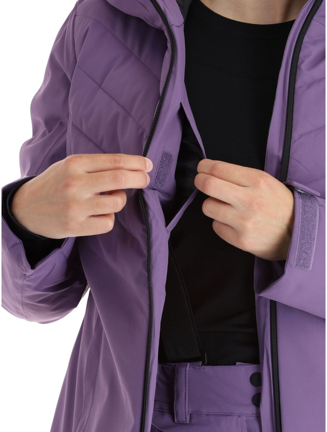 4F, Jacket  F122 ski-jas dames Dark Violet paars 