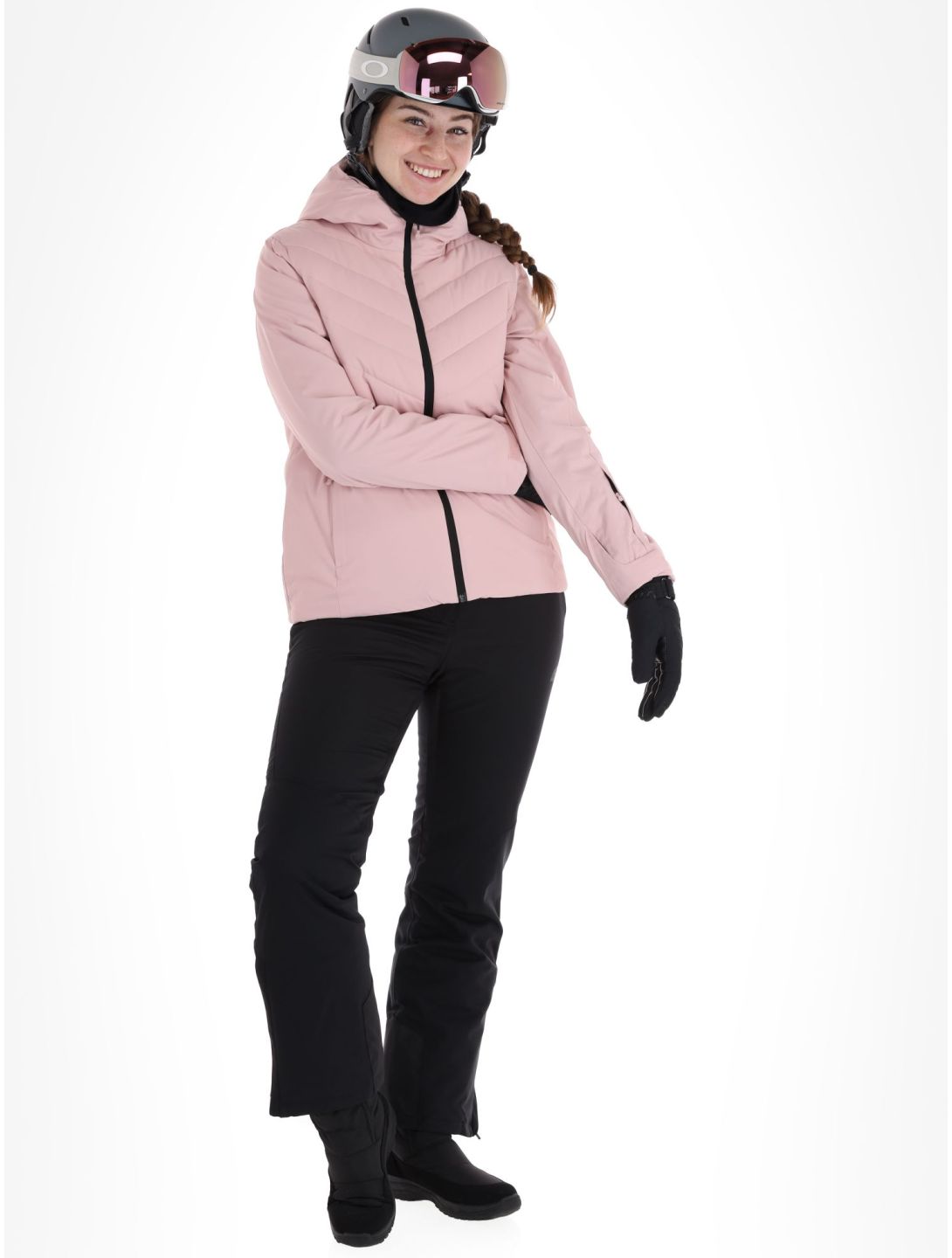 4F, Jacket  F122 ski-jas dames Light Pink roze 