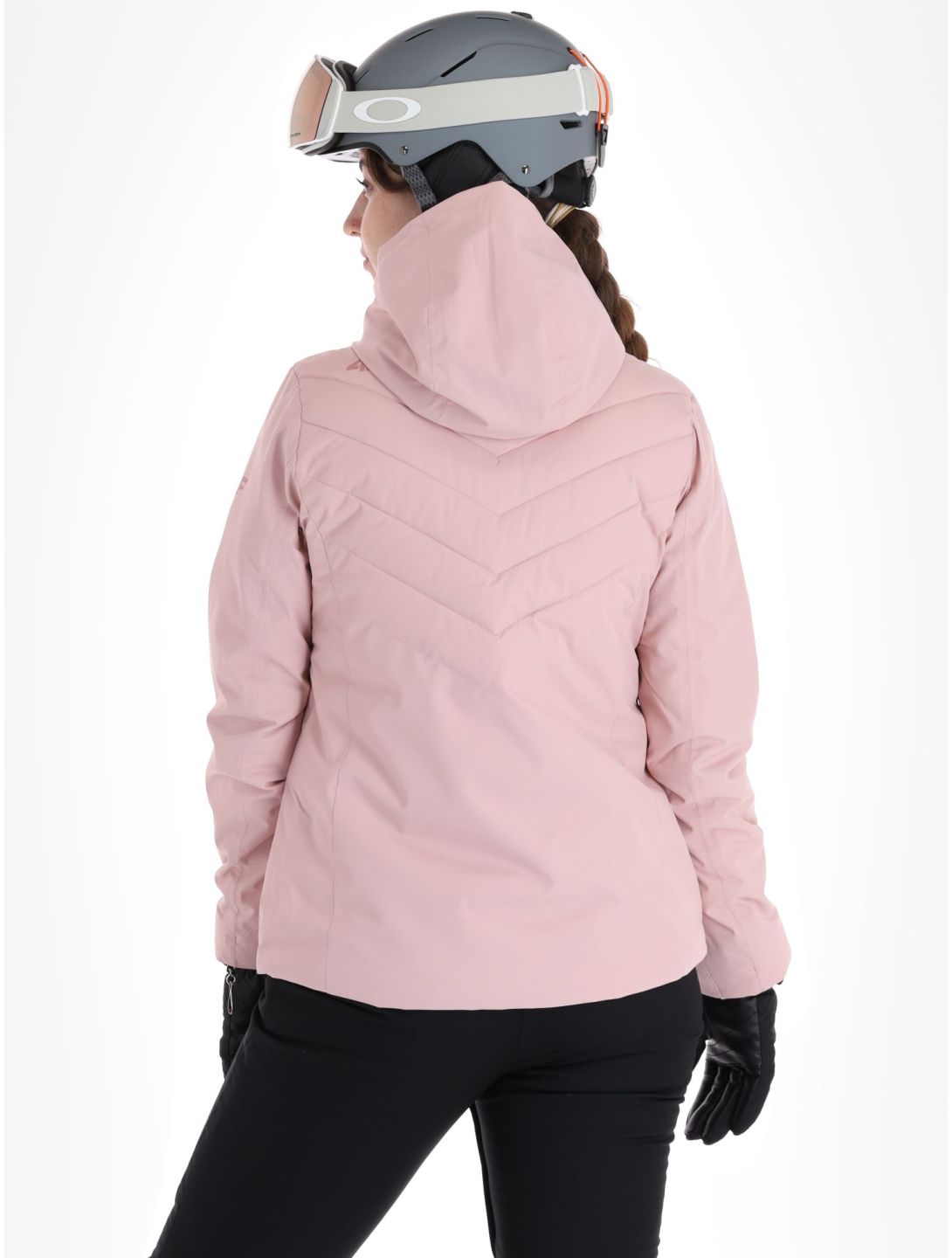 4F, Jacket  F122 ski-jas dames Light Pink roze 