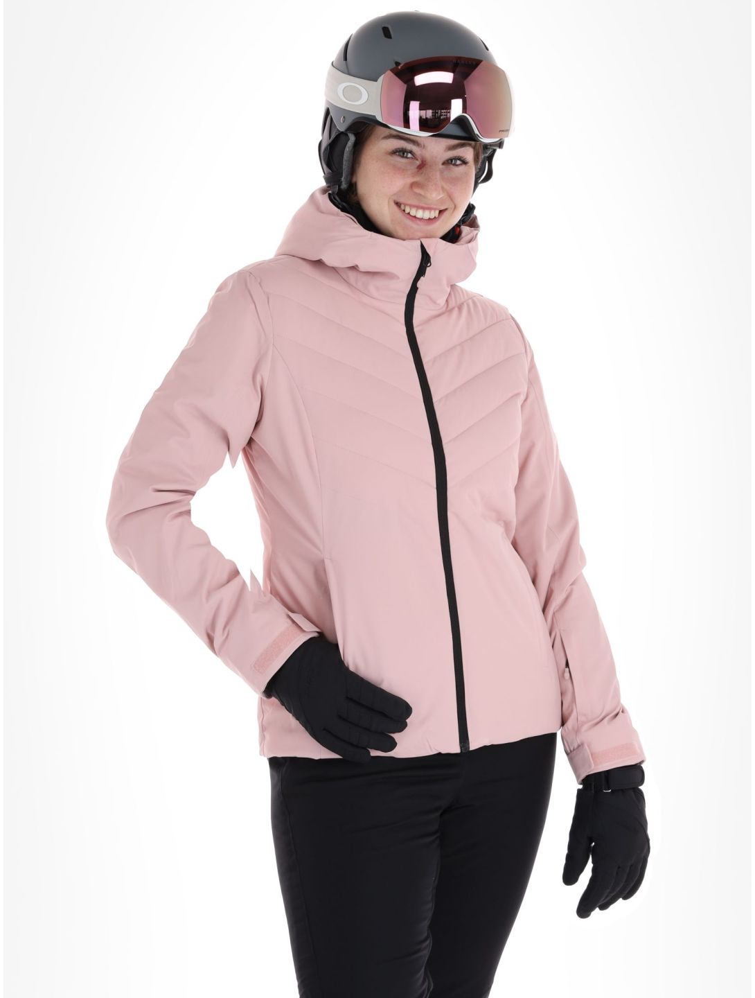 4F, Jacket  F122 ski-jas dames Light Pink roze 