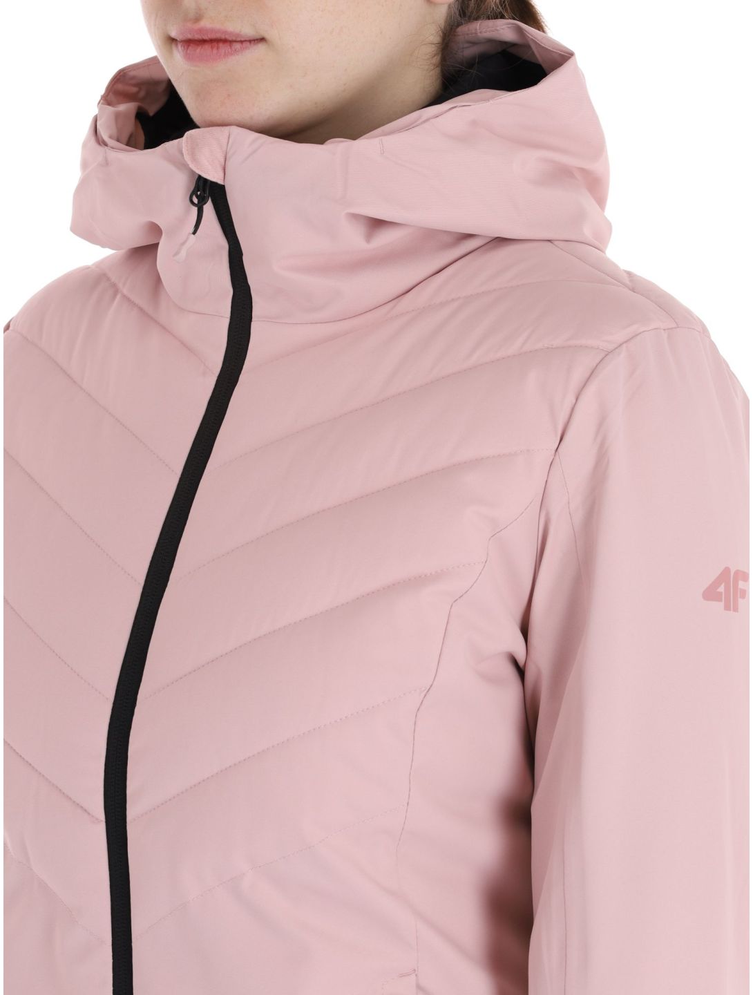 4F, Jacket  F122 ski-jas dames Light Pink roze 