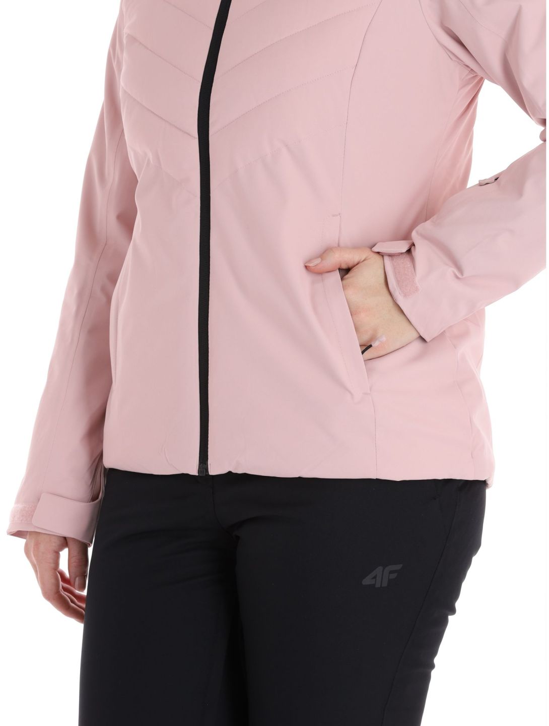 4F, Jacket  F122 ski-jas dames Light Pink roze 