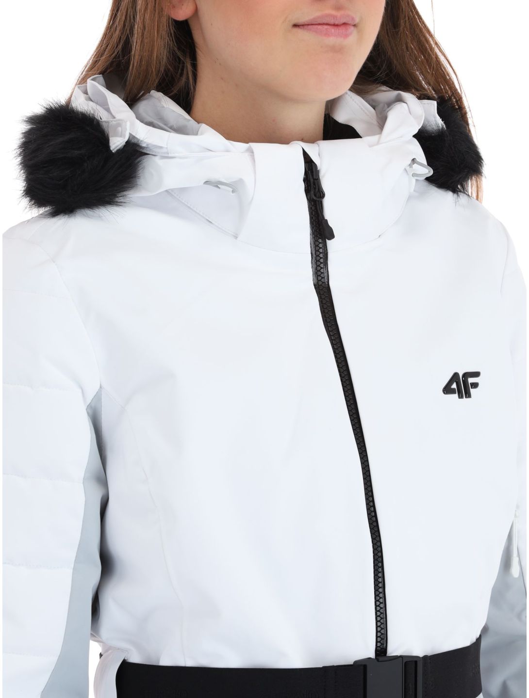 4F, Technical Jacket  F337 ski-jas dames Cold Light Grey grijs 