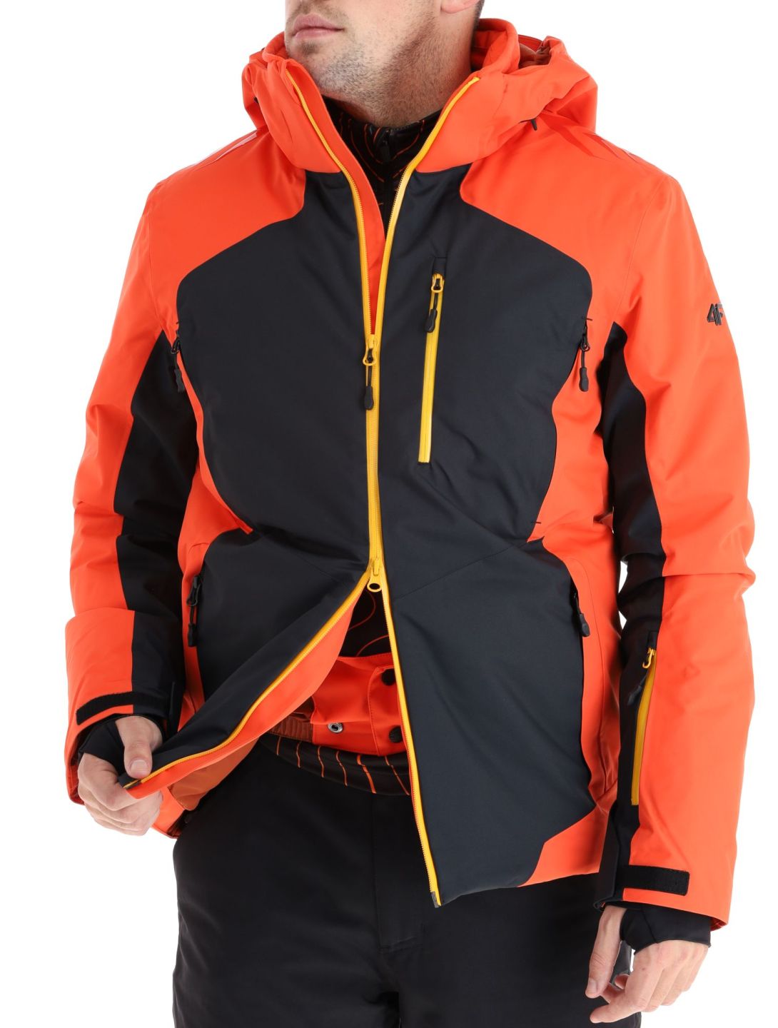 4F, Technical Jacket  M283 ski-jas heren Black zwart 