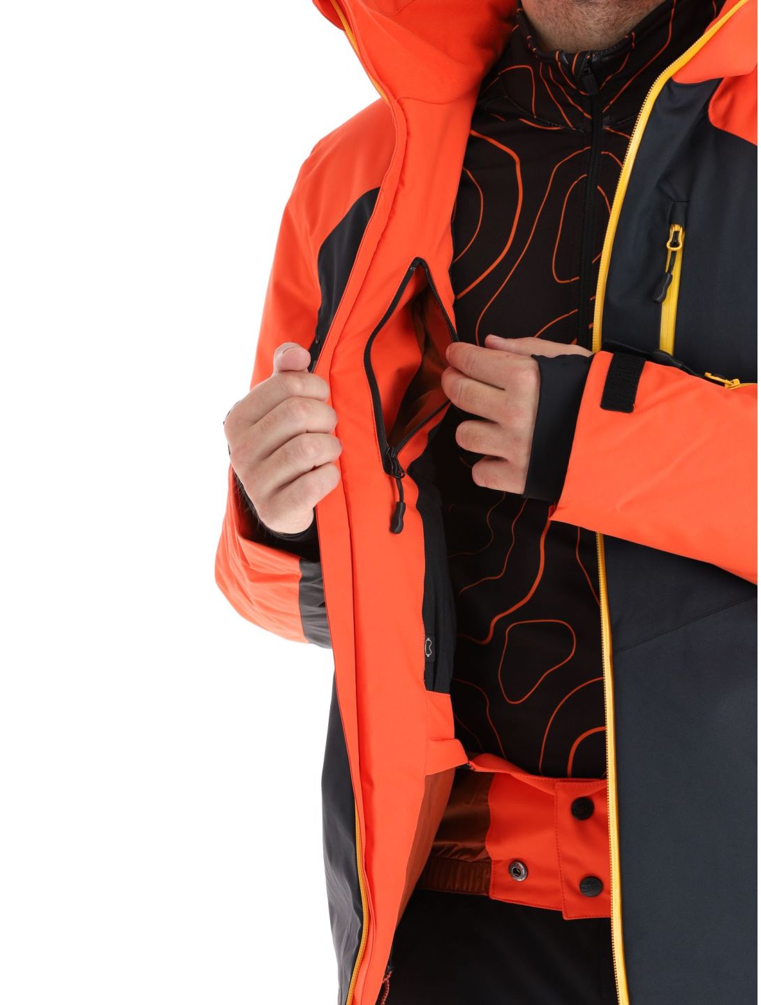 4F, Technical Jacket  M283 ski-jas heren Black zwart 