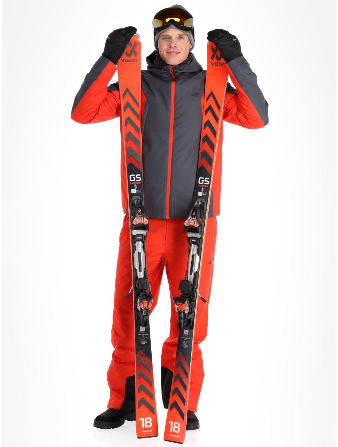 4F, Technical Jacket  M306 ski-jas heren Red rood 