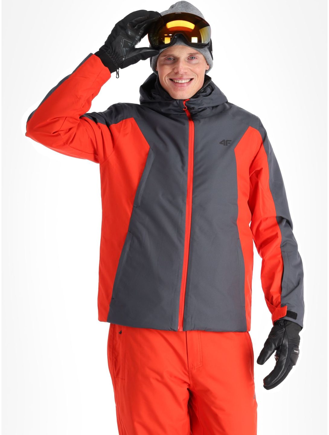 4F, Technical Jacket  M306 ski-jas heren Red rood 