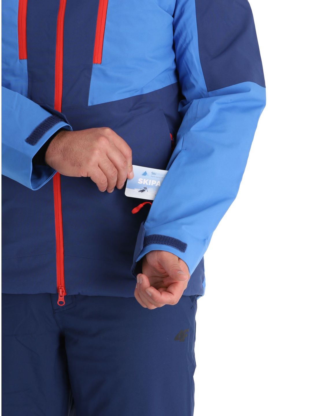 4F, Technical Jacket  M345 ski-jas heren Navy blauw 