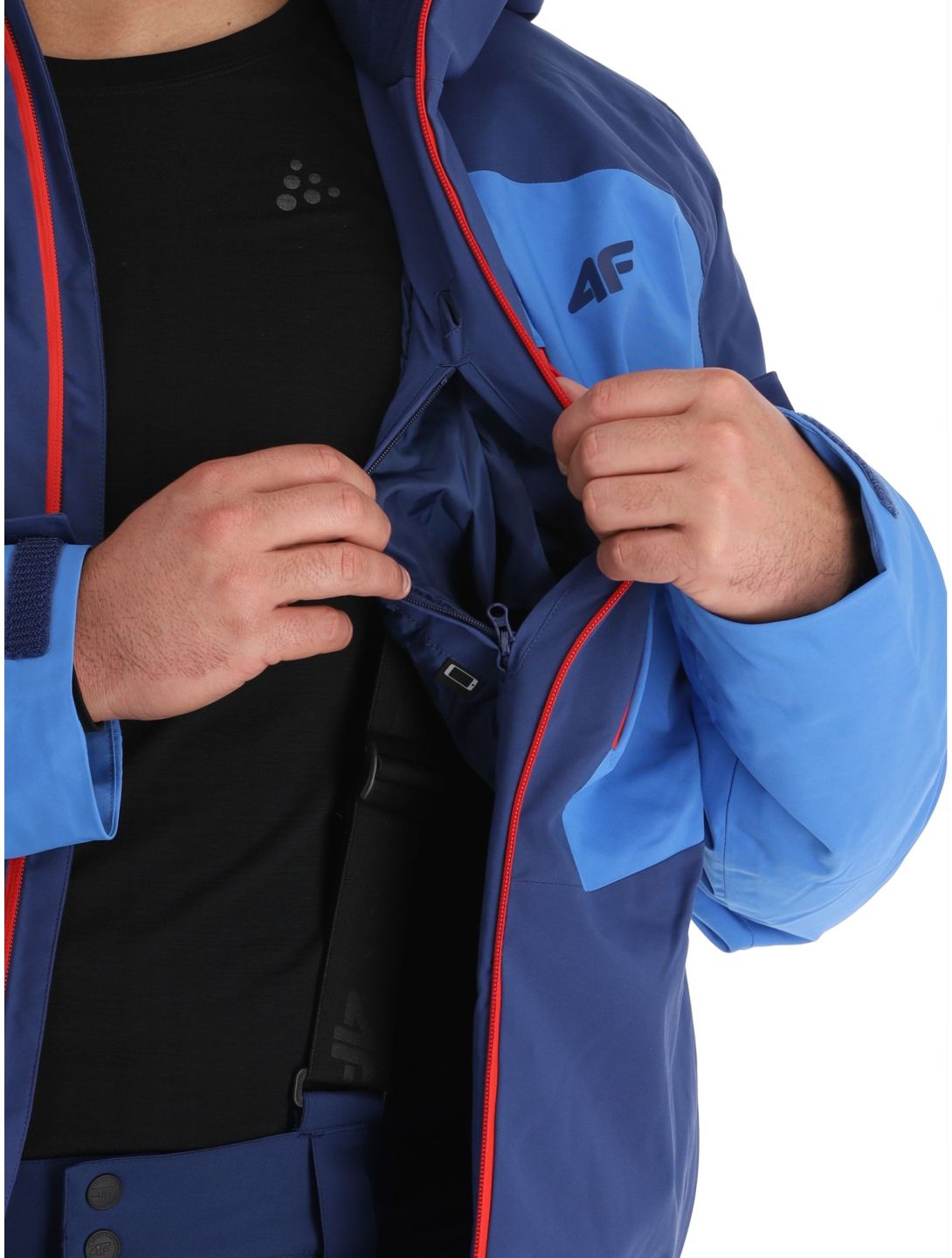 4F, Technical Jacket  M345 ski-jas heren Navy blauw 