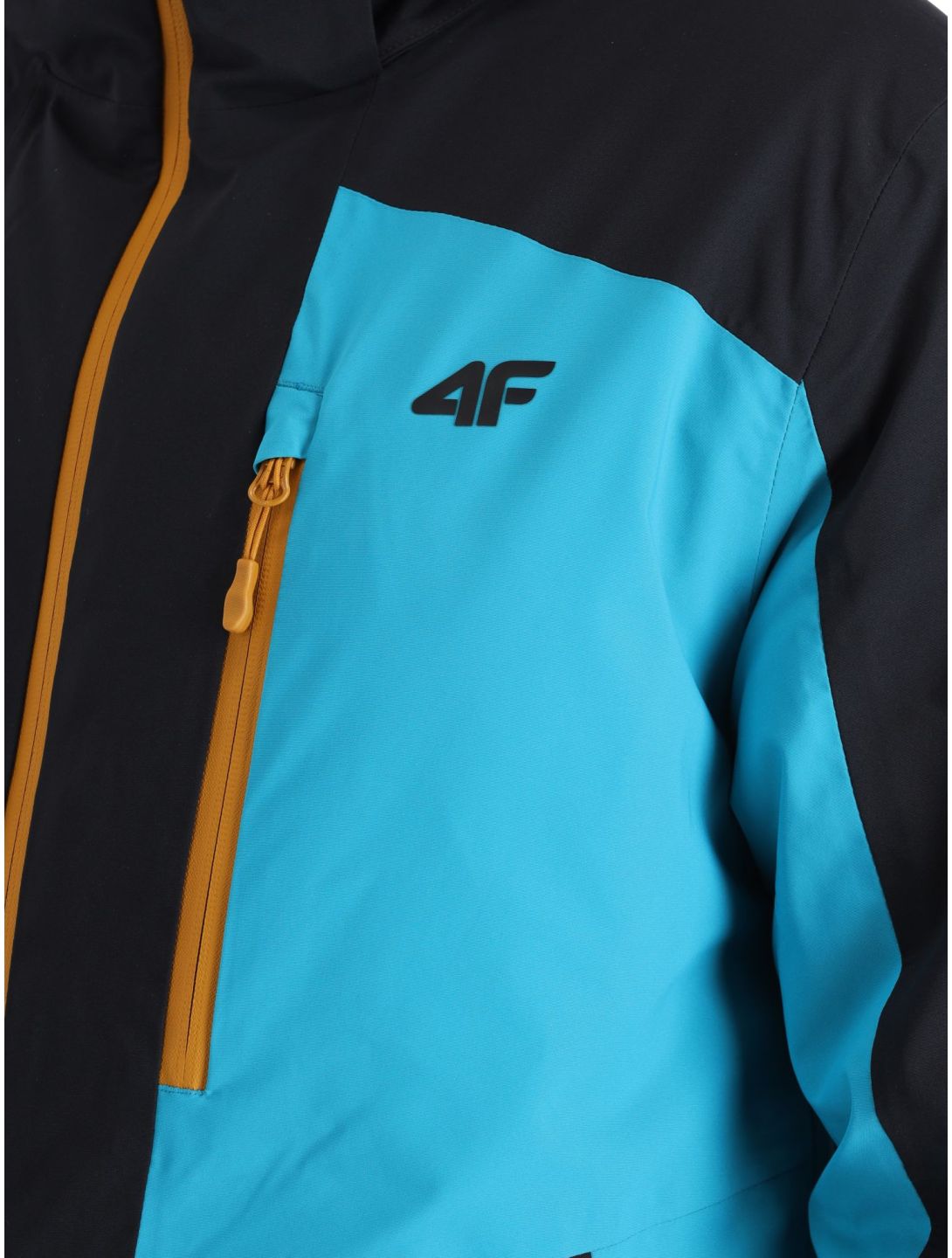 4F, Technical Jacket  M345 ski-jas heren Turquoise Turquoise, zwart 