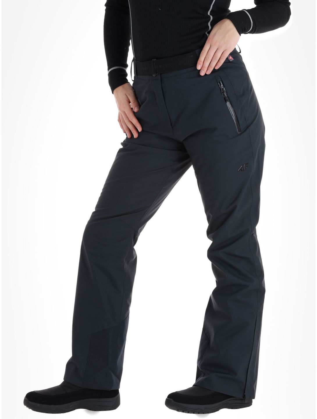 4F, Trousers Fnk  F398 skibroek dames Black zwart 