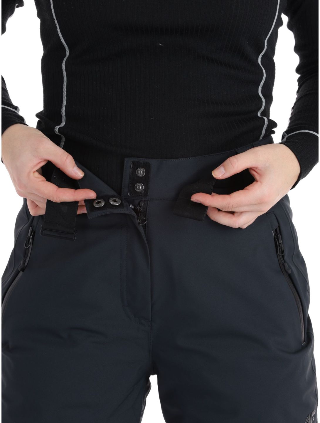 4F, Trousers Fnk  F398 skibroek dames Black zwart 