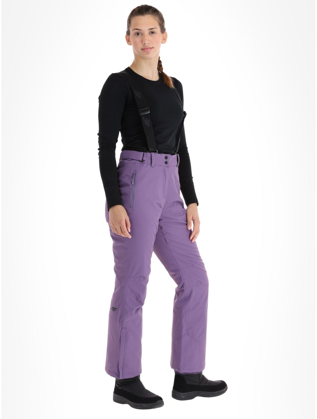 4F, Trousers Fnk  F419 skibroek dames Dark Violet paars 